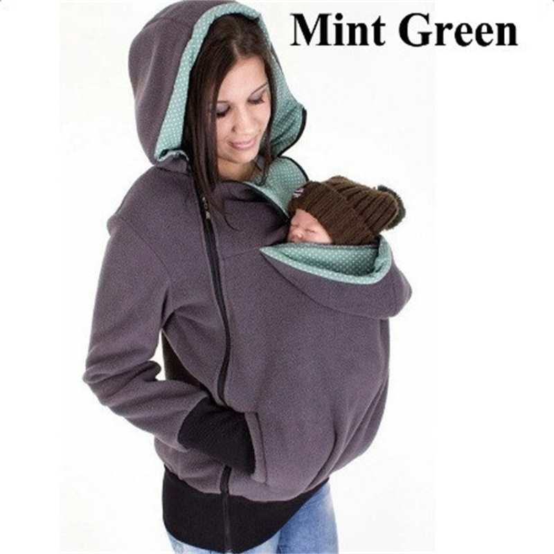 Trzy w jednym wielofunkcyjnym matce Kangaroo Sweater Kurtka damska